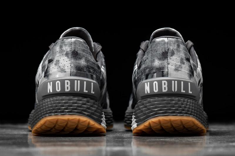 Nobull Shadow Tie-Dye Ripstop Runner Men's Running Shoes Grey | USA J1099P